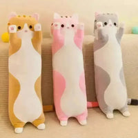 Long Cat Plush Pillow - Bear Hugs
