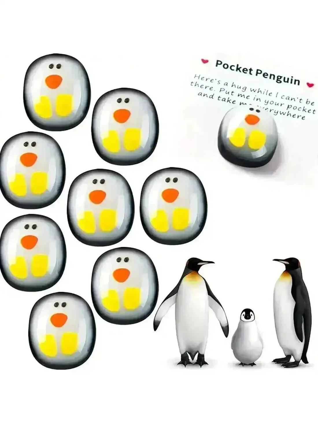 Long Distance Hug You Penguin Figurine - Bear Hugs