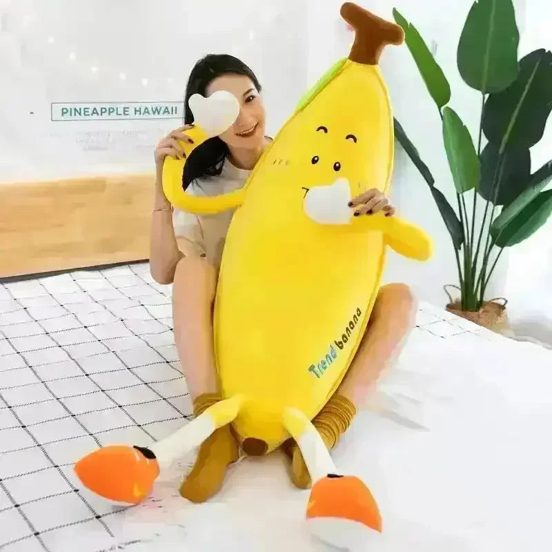 Long Legged Trend Banana Pillow Plushie (45 cm) - Bear Hugs