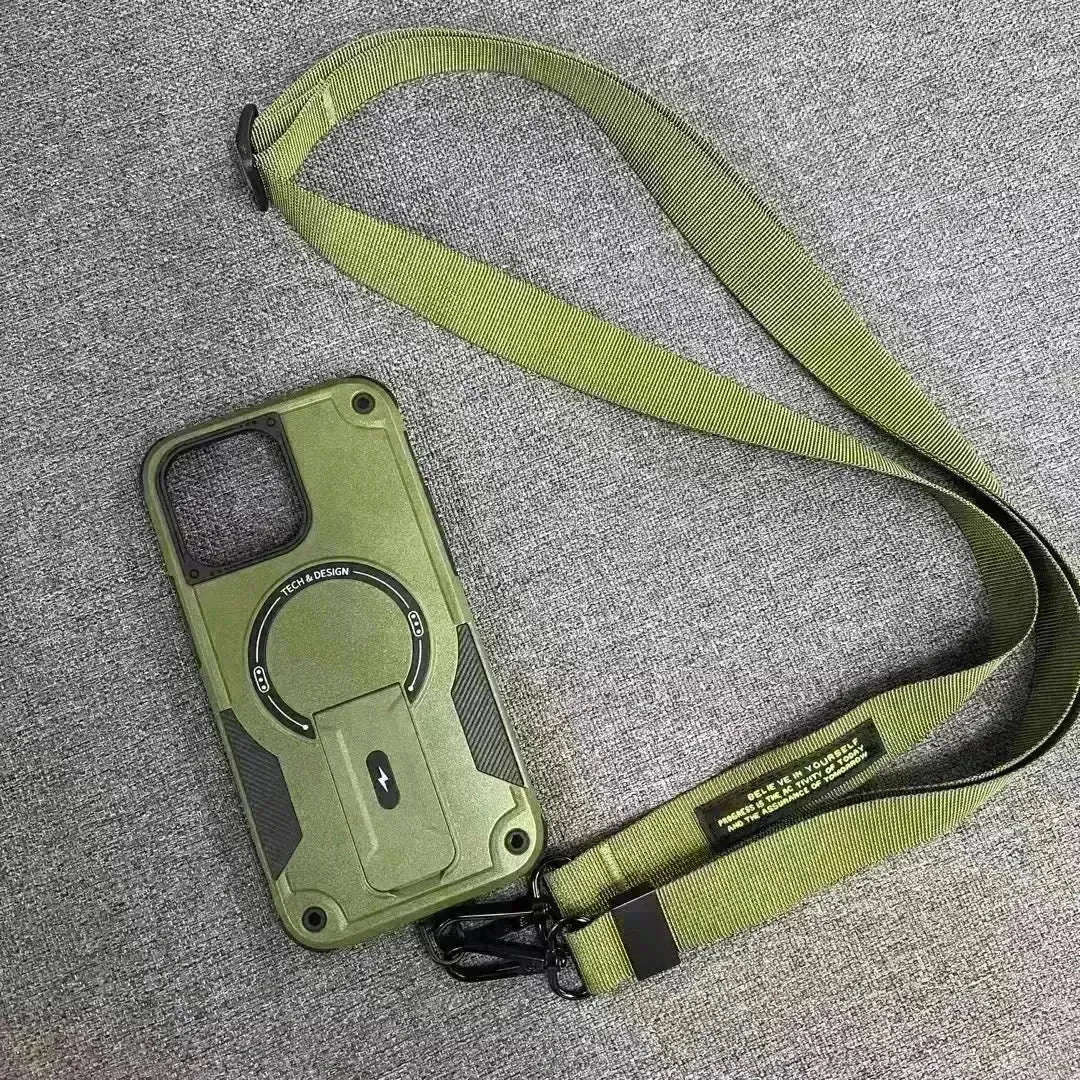 Long Strap Defender Phone Case (For iPhones) - Bear Hugs