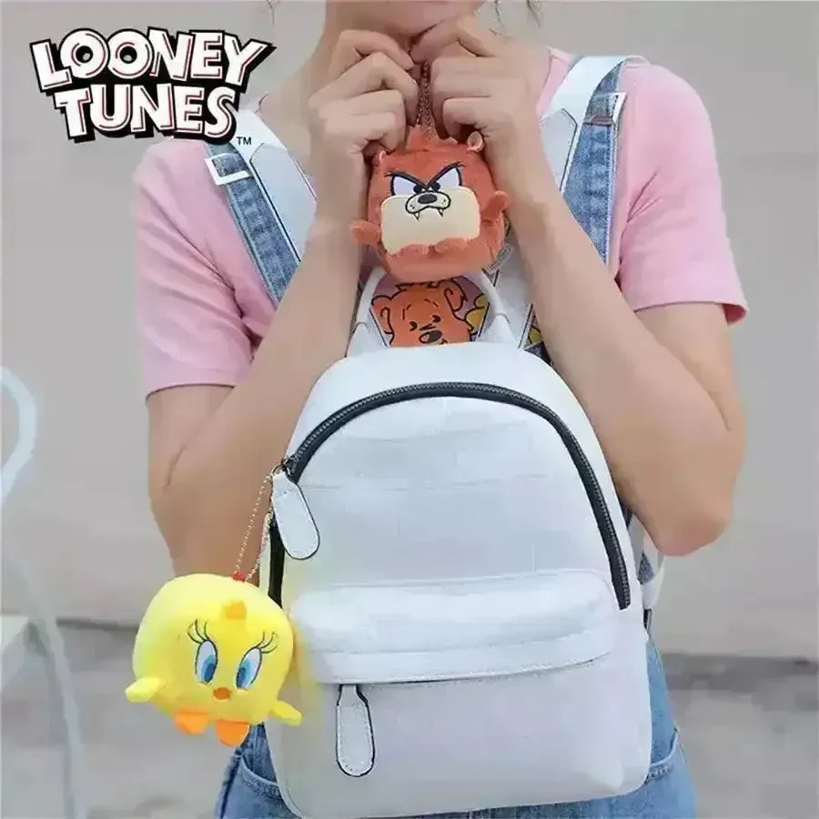 Looney Tunes Square Plush Keychains - Bear Hugs