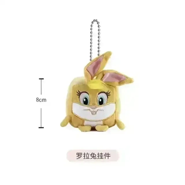 Looney Tunes Square Plush Keychains - Bear Hugs