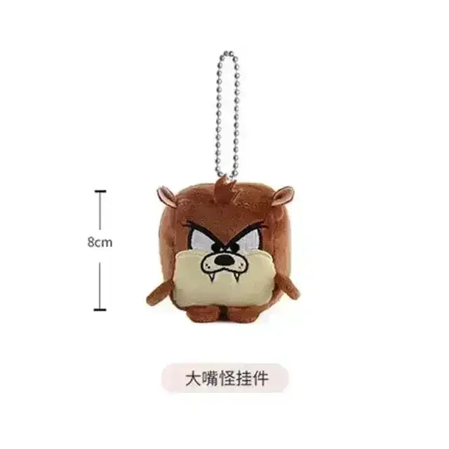Looney Tunes Square Plush Keychains - Bear Hugs