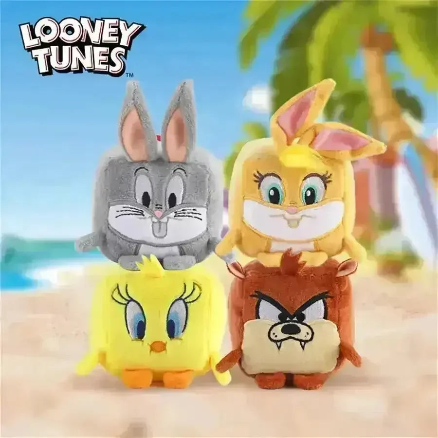 Looney Tunes Square Plush Keychains - Bear Hugs