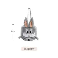 Looney Tunes Square Plush Keychains - Bear Hugs