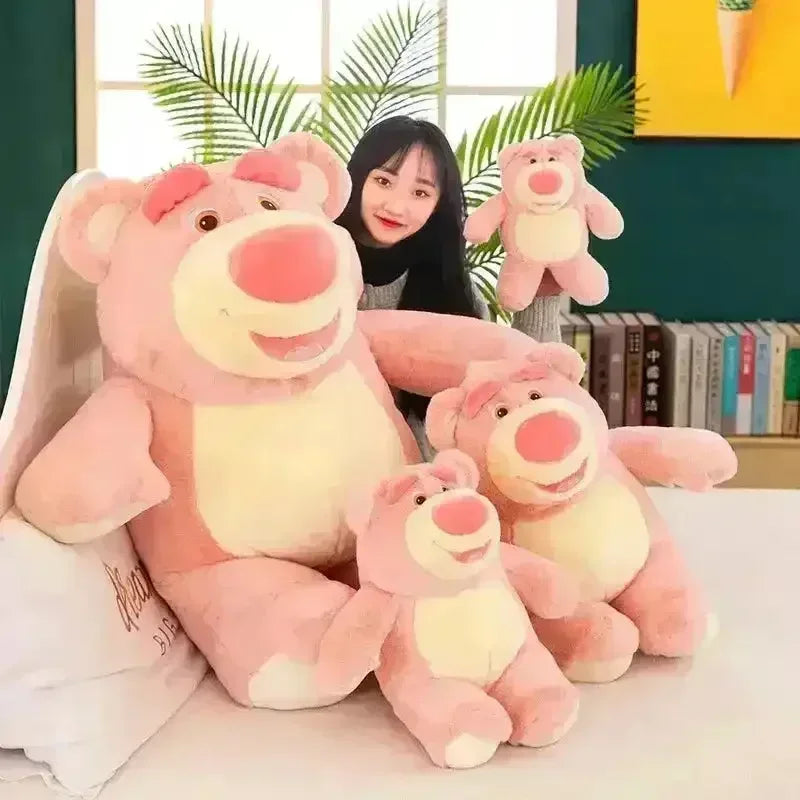 Lotso Strawberry Bear Pink Plushie (45 cm) - Bear Hugs
