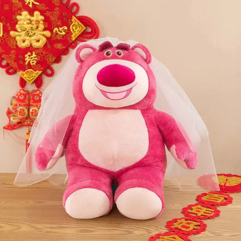 Lotso Strawberry Bear Wedding Plushie - Bear Hugs