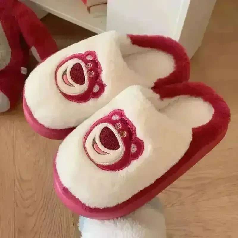 Lotso Winter Plush Slippers - Bear Hugs