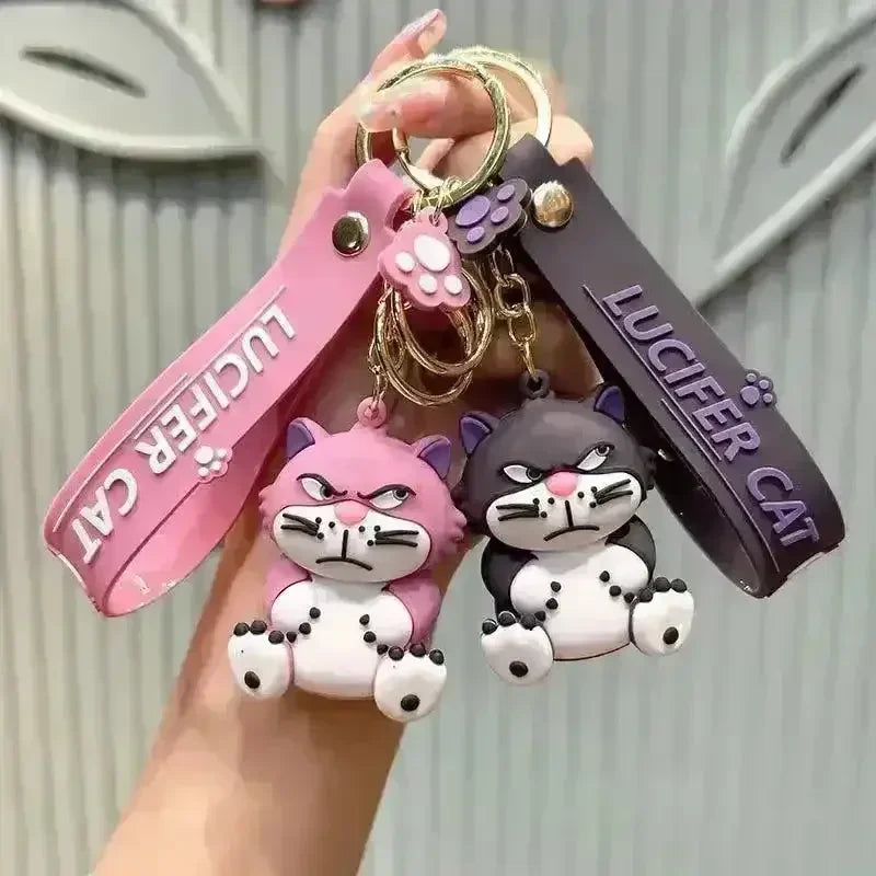 Lucifer Cat 3D Keychain - Bear Hugs