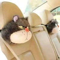 Lucifer Cat Car Headrest and Seatbelt Protector - Bear Hugs