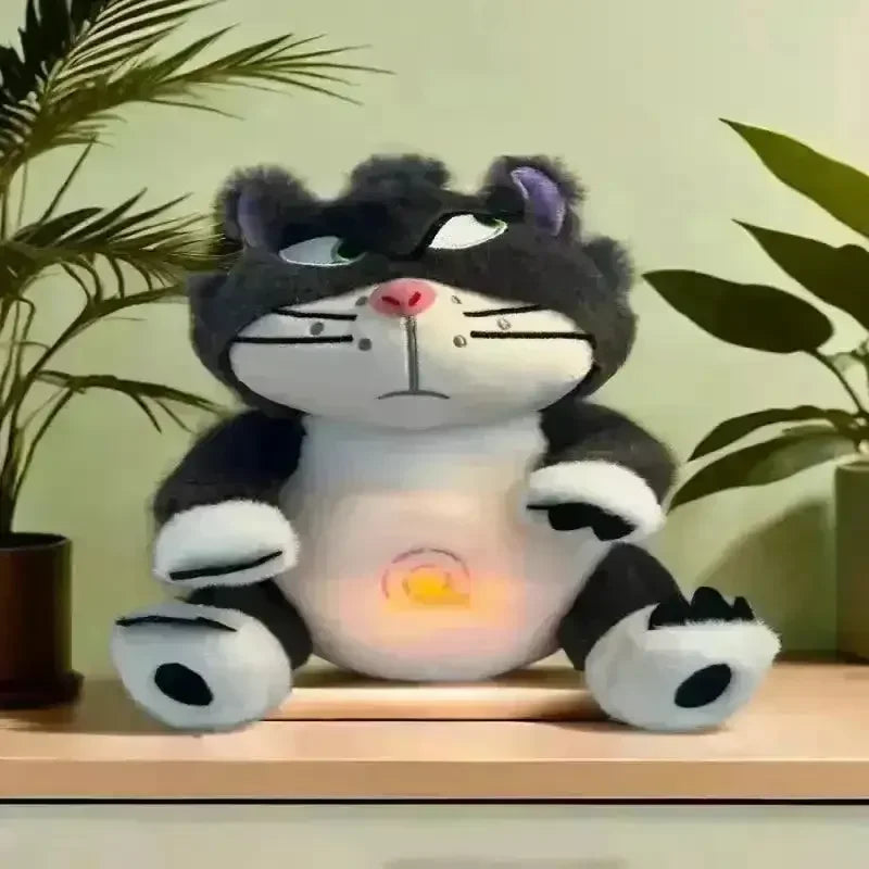 Lucifer Cat Musical Breathing Teddy Plushie - Bear Hugs