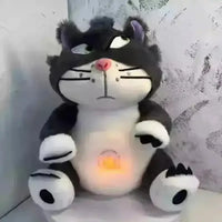 Lucifer Cat Musical Breathing Teddy Plushie - Bear Hugs