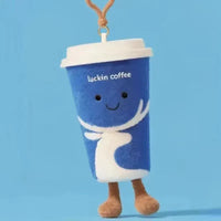 Luckin Coffee Cup Plush Keychain - Bear Hugs