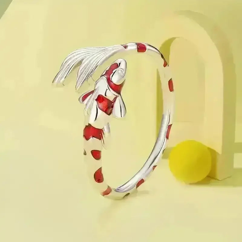 Lucky Red Koi Fish Ring - Bear Hugs