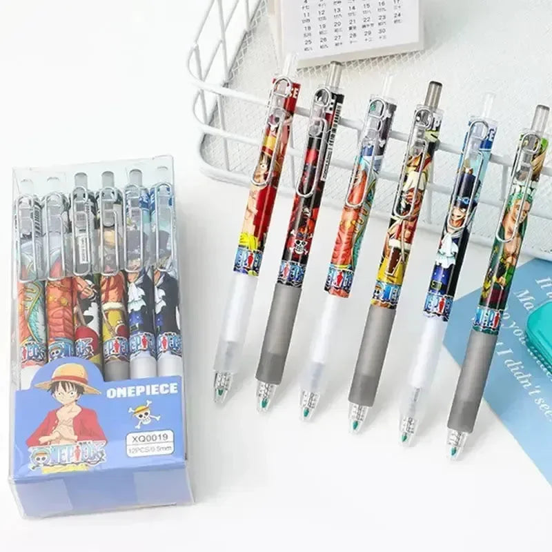 Luffy & Naruto Anime 0.5mm Pens (Set Of 12) - Bear Hugs