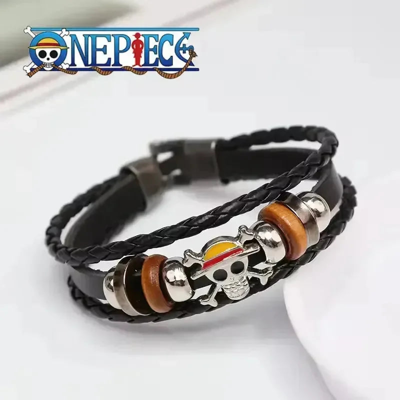 Luffy's Straw Hat Skull Bracelet - Bear Hugs