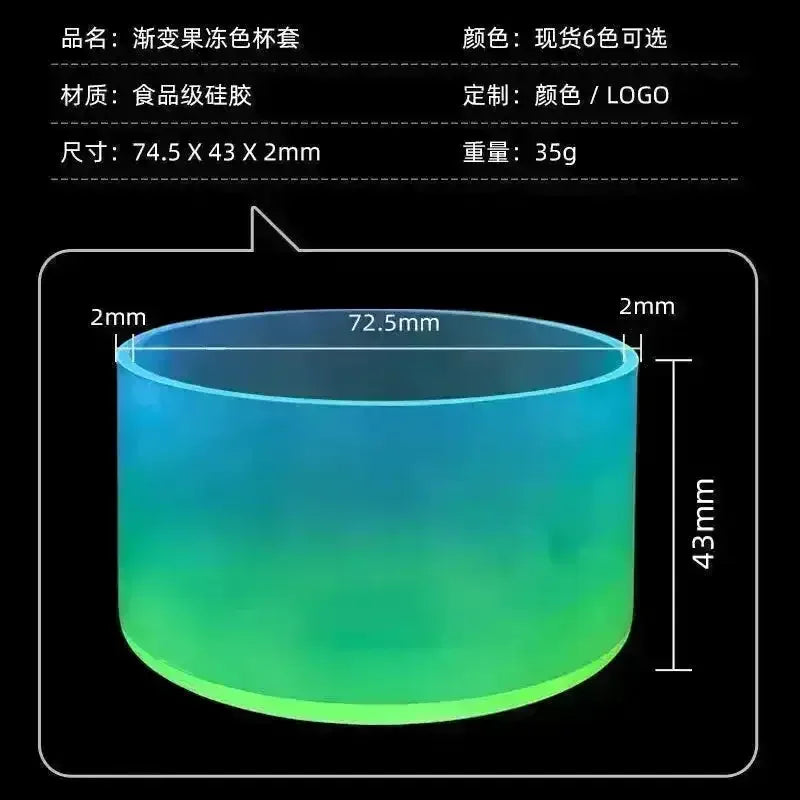 Luminescent Gradient Bottom Sleeve For Stanley Cup - Bear Hugs