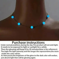 Luminous Beaded Necklace - Bear Hugs