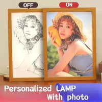 Luminous Personalized Photo Light Box - Bear Hugs