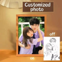 Luminous Personalized Photo Light Box - Bear Hugs