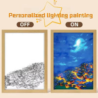 Luminous Personalized Photo Light Box - Bear Hugs