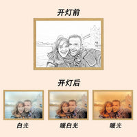 Luminous Personalized Photo Light Box - Bear Hugs