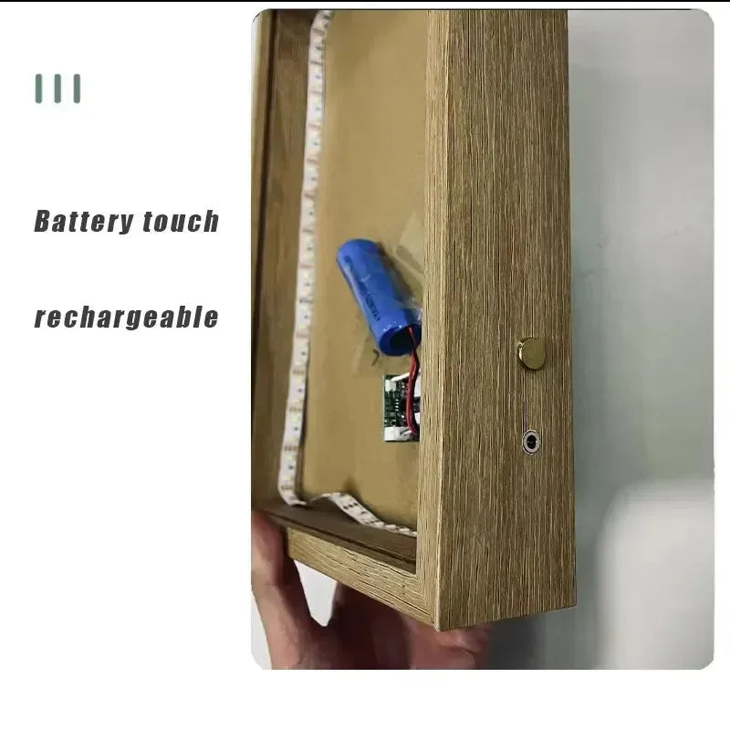 Luminous Personalized Photo Light Box - Bear Hugs