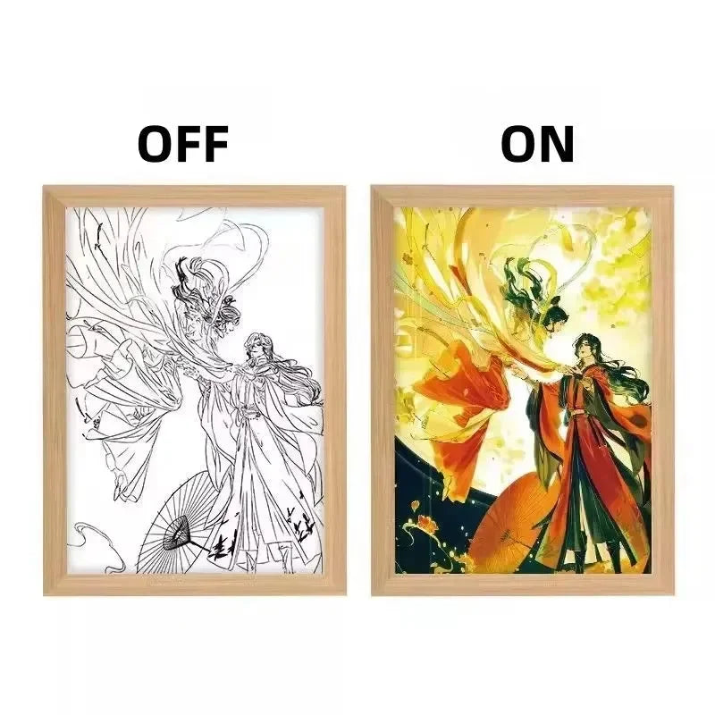 Luminous Personalized Photo Light Box - Bear Hugs