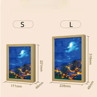 Luminous Personalized Photo Light Box - Bear Hugs