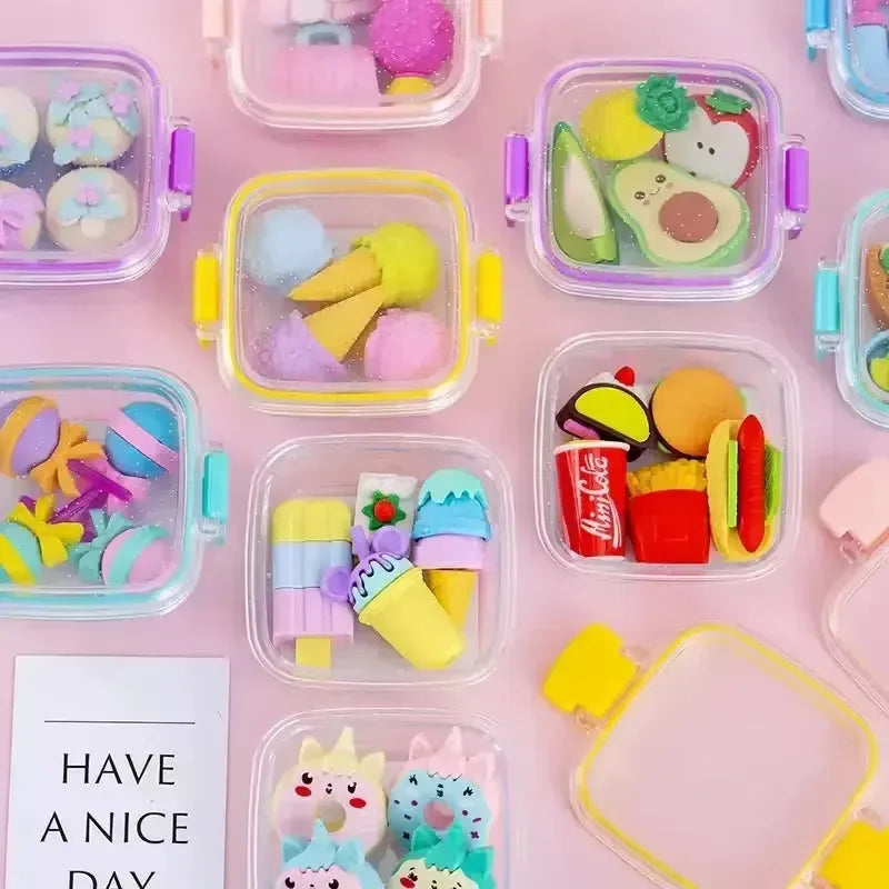 Lunchbox Surprises Eraser Set - Bear Hugs