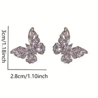 Luxurious Butterfly Shaped Stud Earrings - Bear Hugs