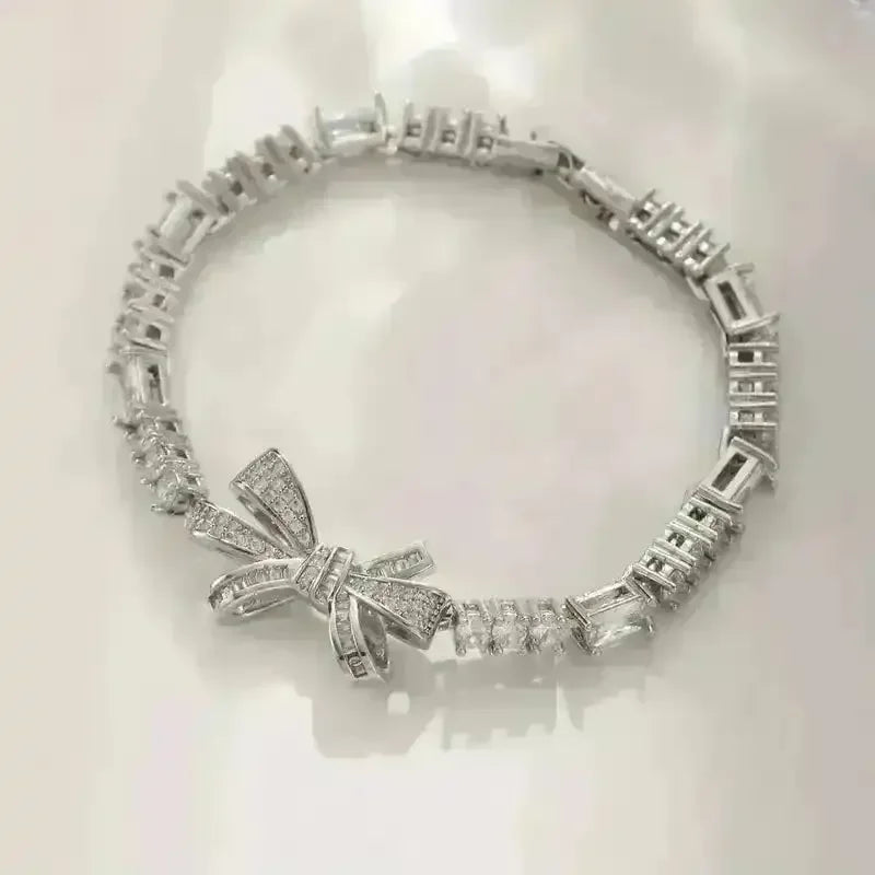 Luxurious Copper Bow Bracelet - Bear Hugs