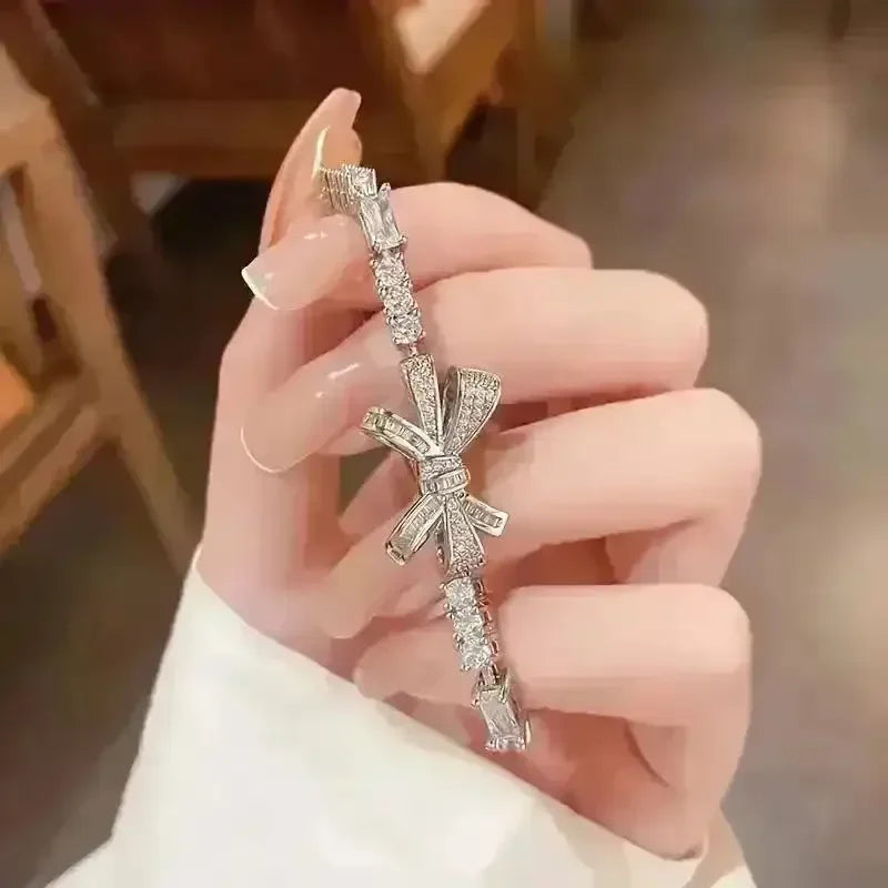 Luxurious Copper Bow Bracelet - Bear Hugs