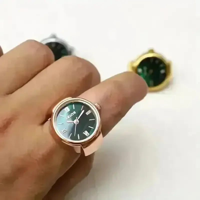 Luxurious Mini Watch Ring - Bear Hugs