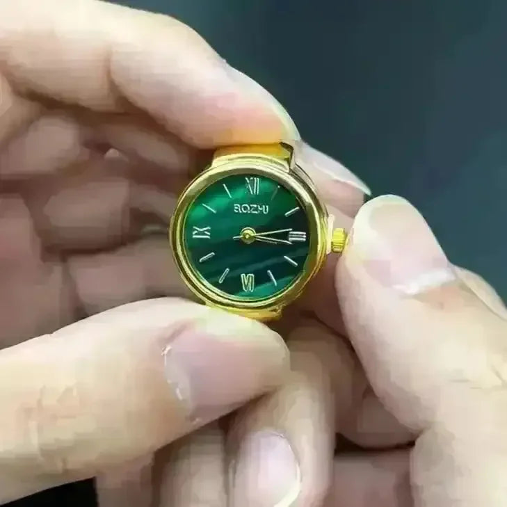 Luxurious Mini Watch Ring - Bear Hugs