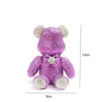 Luxurious Rhinestone Teddy Keychain - Bear Hugs