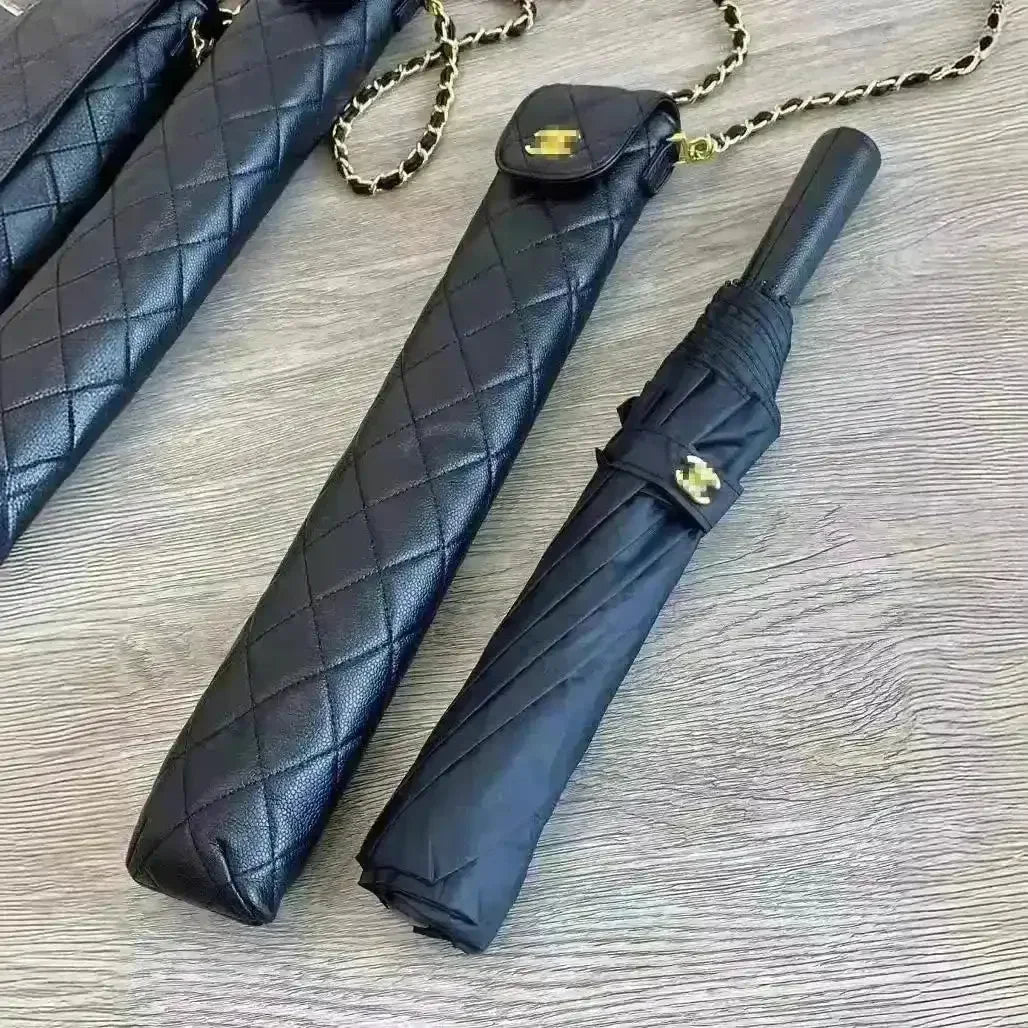 Luxury Epitome Black Designer Umbrella - Bear Hugs