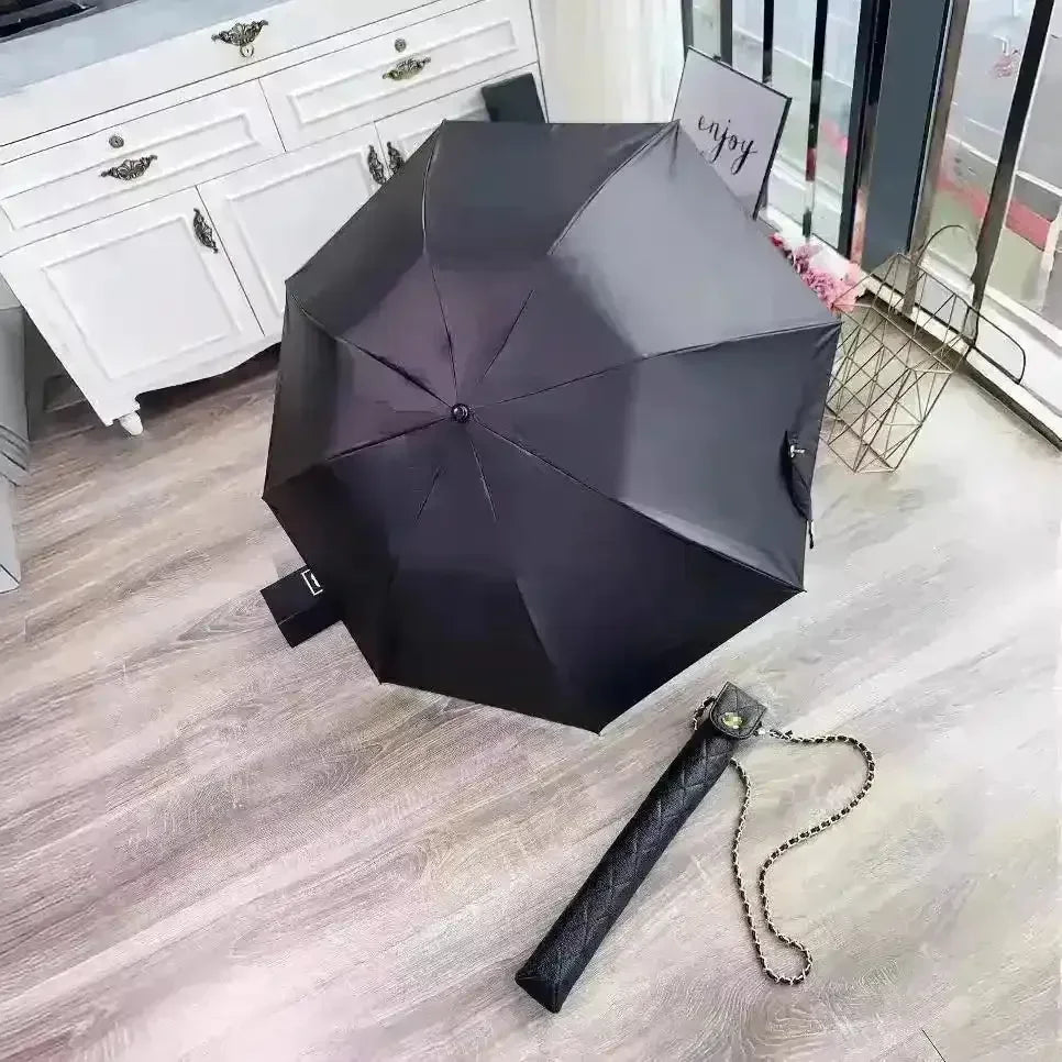 Luxury Epitome Black Designer Umbrella - Bear Hugs