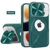 Luxury Flip Up Bracket Camera Protect Case (For iPhones) - Bear Hugs