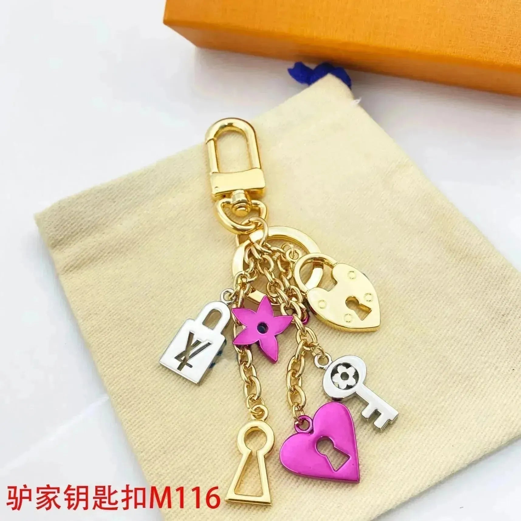 Luxury Floral Swordman Keychain - Bear Hugs