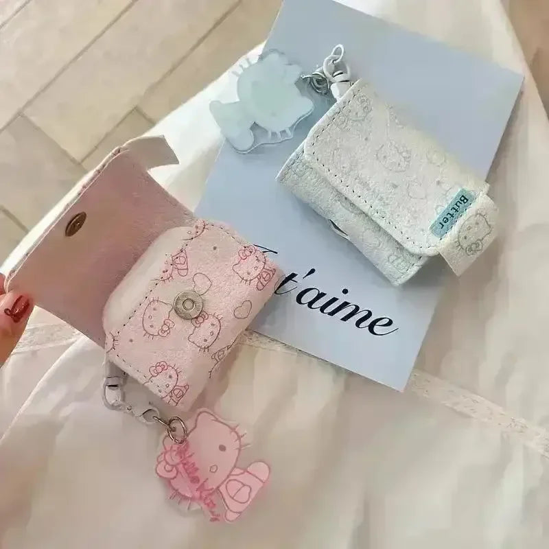 Luxury Hello Kitty Leather AirPods Case - Bear Hugs