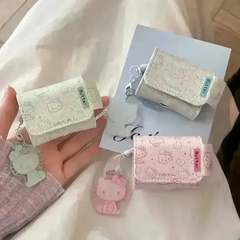 Luxury Hello Kitty Leather AirPods Case - Bear Hugs