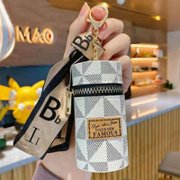 Luxury Monogram Coin Pouch Keychain - Bear Hugs