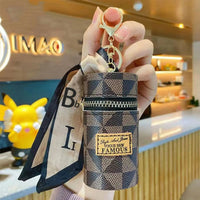 Luxury Monogram Coin Pouch Keychain - Bear Hugs