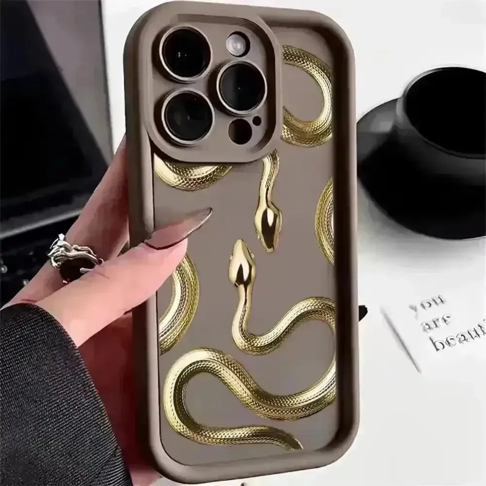 Luxury Snake Phone Case (For iPhones) - Bear Hugs