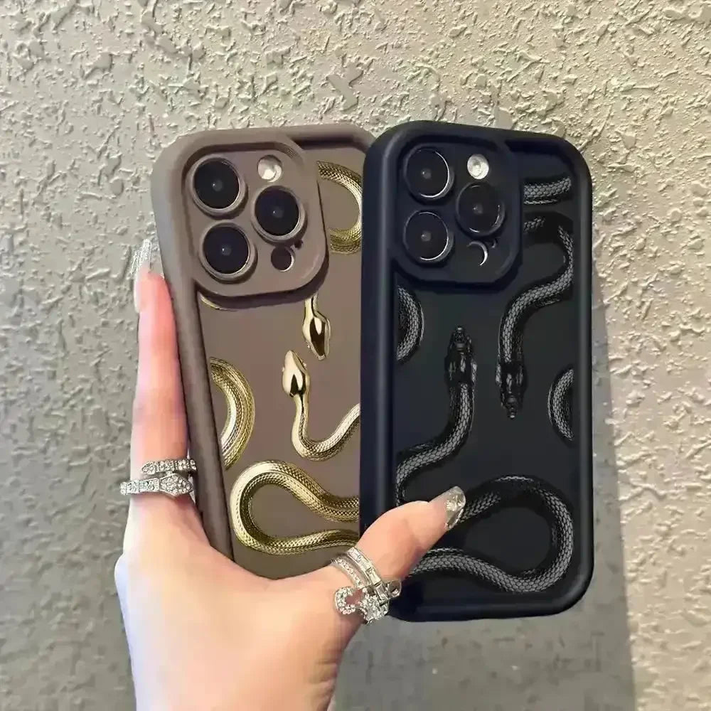 Luxury Snake Phone Case (For iPhones) - Bear Hugs