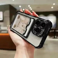 Luxury Transparent Card Holder Phone Case (For iPhones) - Bear Hugs