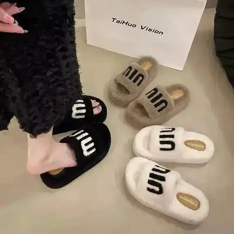 Luxury Velvet Winter Slippers - Bear Hugs