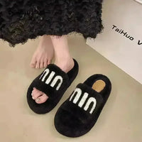 Luxury Velvet Winter Slippers - Bear Hugs