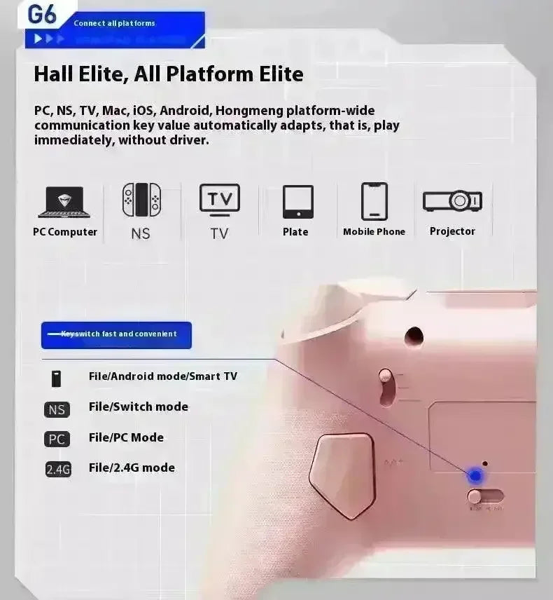 Machenike G6 V2 Wireless Gamepad Controller - Bear Hugs